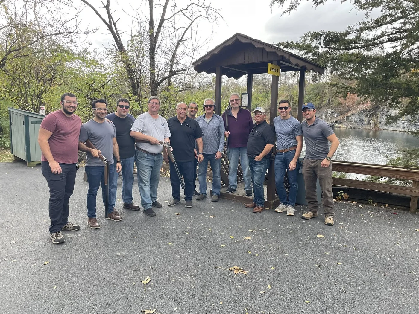 Chapter members enjoying an outdoor sporting event