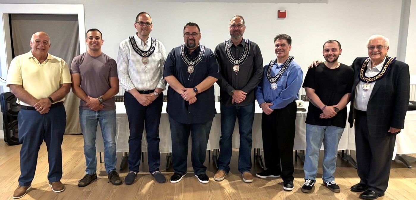 AHEPA Garden State Chapter 517 executive board and installing officers